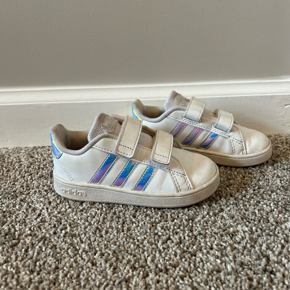 Toddler Adidas Shoes Size 8 White